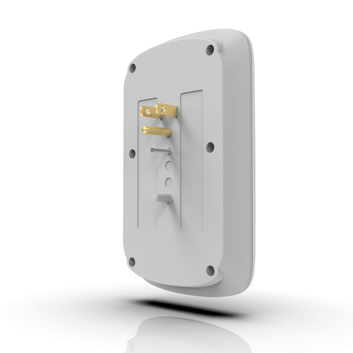 Monster - Wall Surge Protector, 3 AC, 4 USB-A, WHT