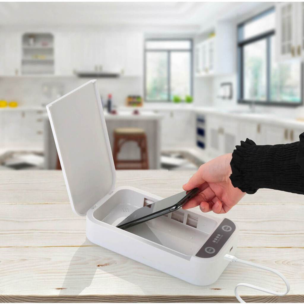 Uunique UV Portable Sterilizer Multi-purpose Up to 7 Inches White PPE