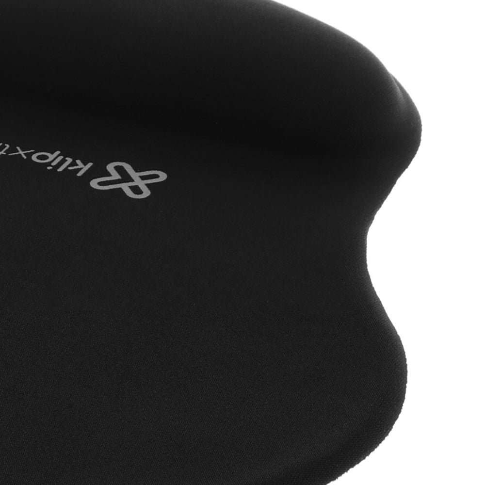 Klipxtreme Mouse Pad Gel Non Slip Rubberized Base Washable Comfortable & Durable - Black