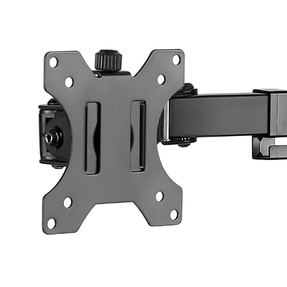 Klipxtreme Dual Monitor Mount Desktop Stand Up to 32in Full Motion Tilt Swivel and Rotation VESA - Black