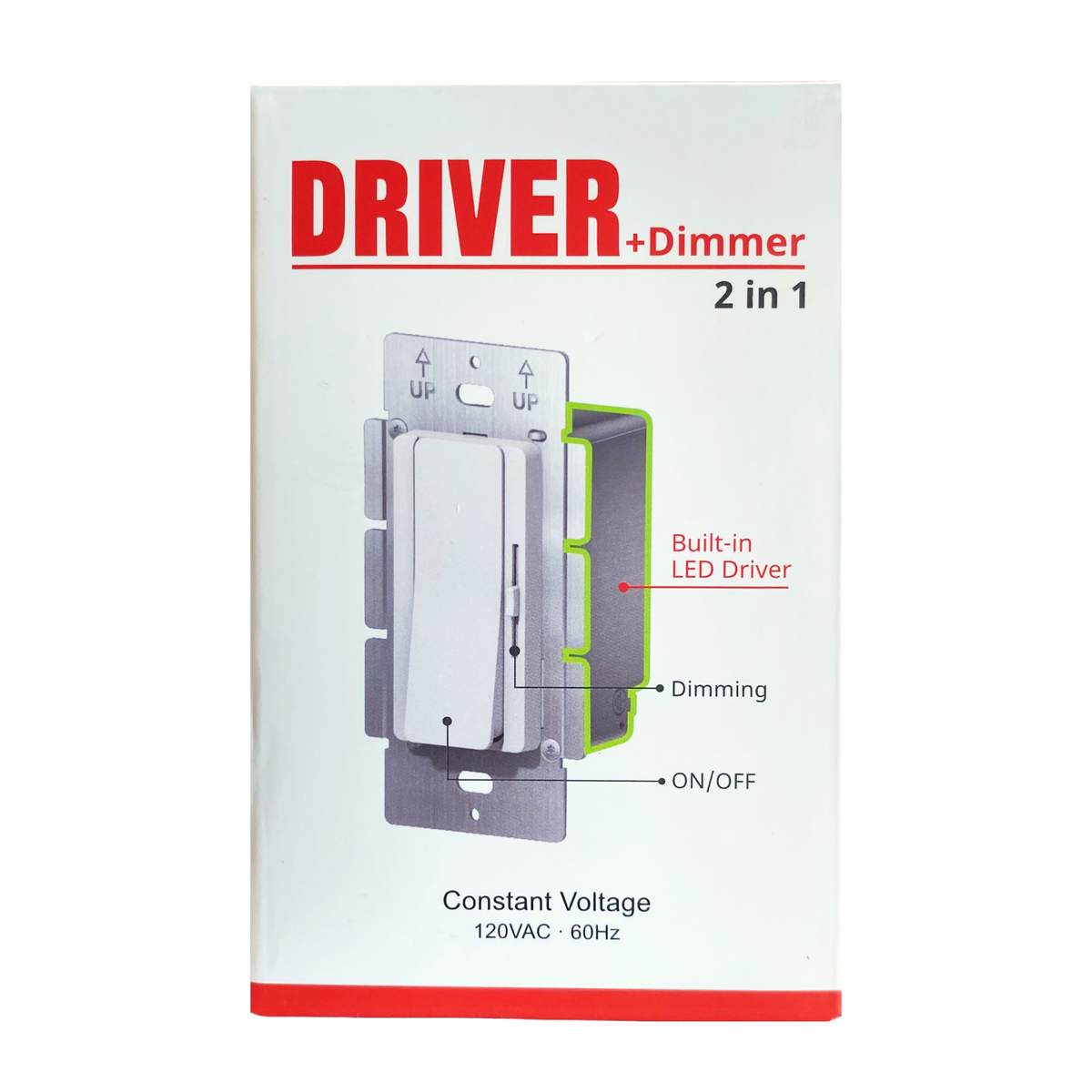 DRIVER + DIMMER 2IN1 SWITCH 96W 24V CLASS2