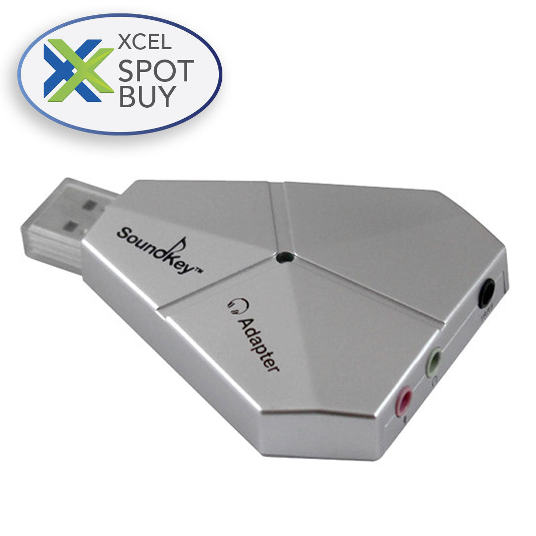 HamiltonBuhl USB Headphone Adapter - 3.5mm / Dual 3.5mm / TRRS to USB