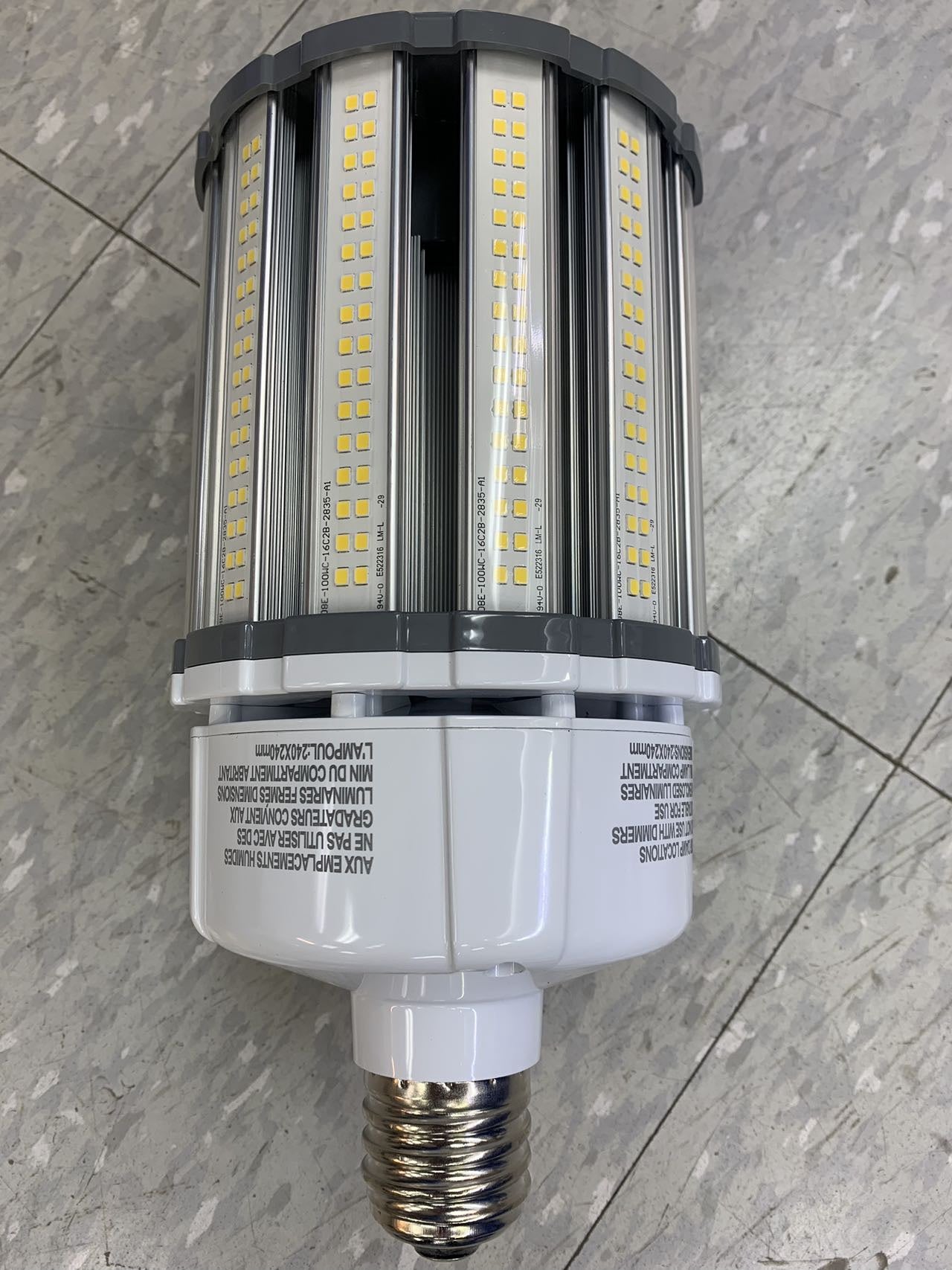 CORN 100W/80W/60W E39 CW 110-347V
