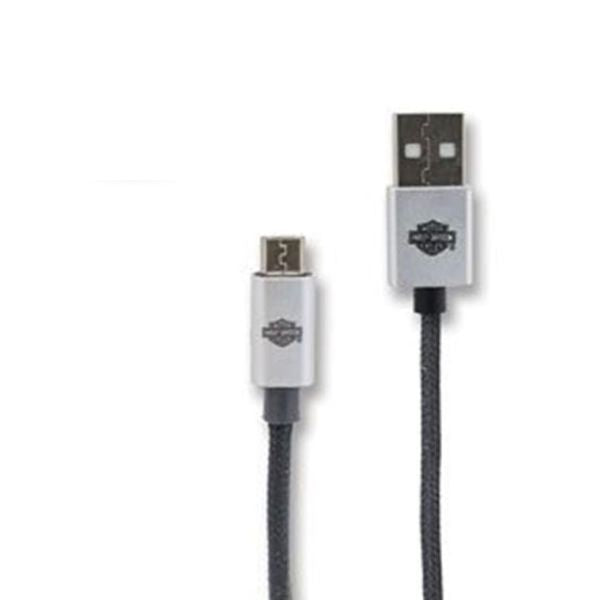 Harley Davidson Charge & Sync Micro USB Cable Short 6inch