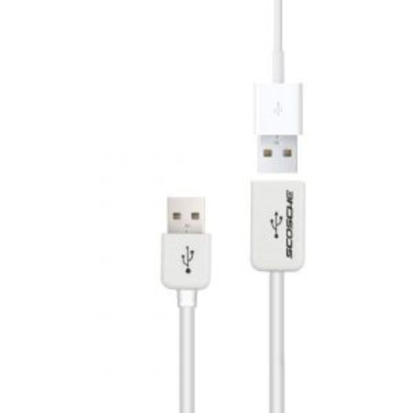 Scosche Extension Cable USB-A Male to USB-A Female 6ft White