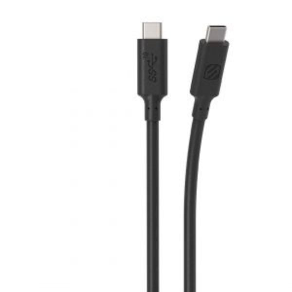 Scosche Charge & Sync USB-C to USB-C Cable 3.1 3ft 10Gbps StrikeLINE Black