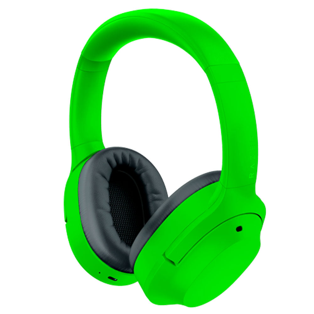 Razer Gaming Headset Wireless Opus X Green Active Noise Cancelling with Mic 30-40 Hr Battery Life