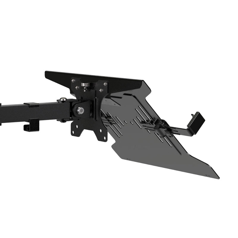 Klipxtreme Monitor Mount & Laptop Stand/Mount - Desk Clamp - 13 - 32in Monitor - Laptop up to 15.6in - Professional Grade - Black