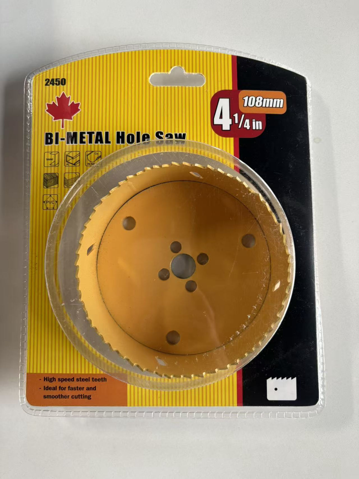 BI-METAL HOLE SAW 4 1/4\\" -108MM