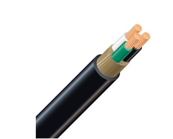 SJOOW CABLE 18/3 -BLK PER METER