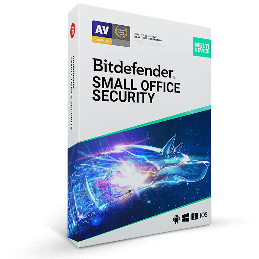 Bitdefender Small Office Security 20-Device 1-Year ESD (DOWNLOAD CODE) with VPN 500MB/Day PC/Mac/Android/iOS