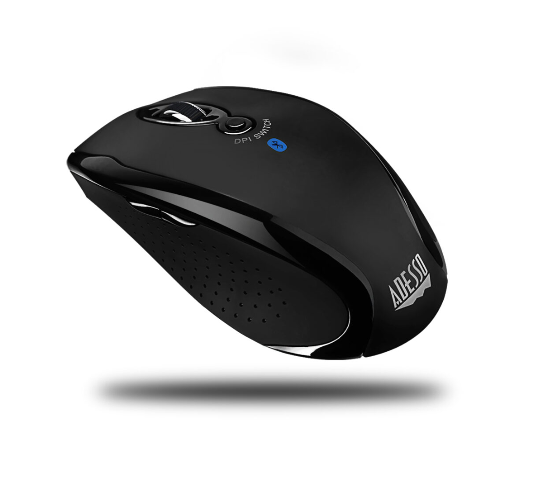 Adesso Mouse Bluetooth 3.0 S200B 6 Button up to 2000dpi PC/Mac - Black