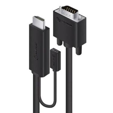 Alogic HDMI Male to VGA Male 6ft Cable HD 1080p - Black