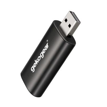 GekoGear Wireless USB Dongle Orbit A100 compatible with Apple CarPlay, USB-A or USB-C connection