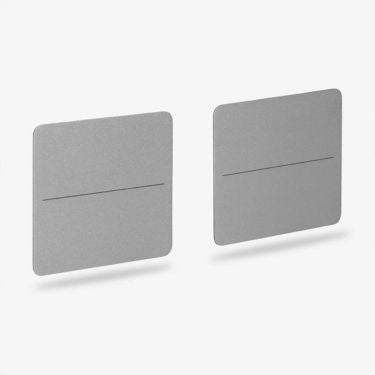 SideTrak Swivel Metal Plates (2 Pack) for Attachment on Laptops Compatible with 12.5 & 14in Portable Monitors -  - Dark Sliver