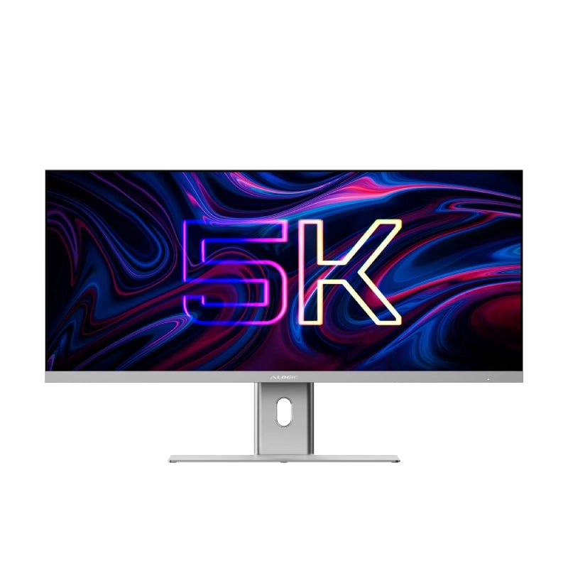 Alogic Monitor 40in Ultrawide 5K Edge 21:9 100Hz with Built in Multi-Port USB-C Hub with 90W PD - Silver