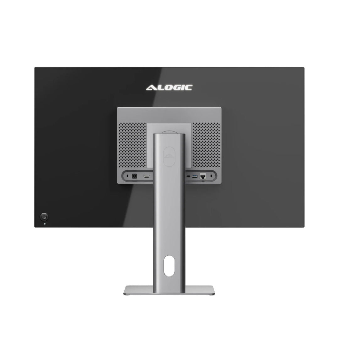 Alogic Monitor 32in Aspekt Gloss Docking UHD 4K with Built in Multi-Port Hub 10-in1 with 90W PD - Space Grey