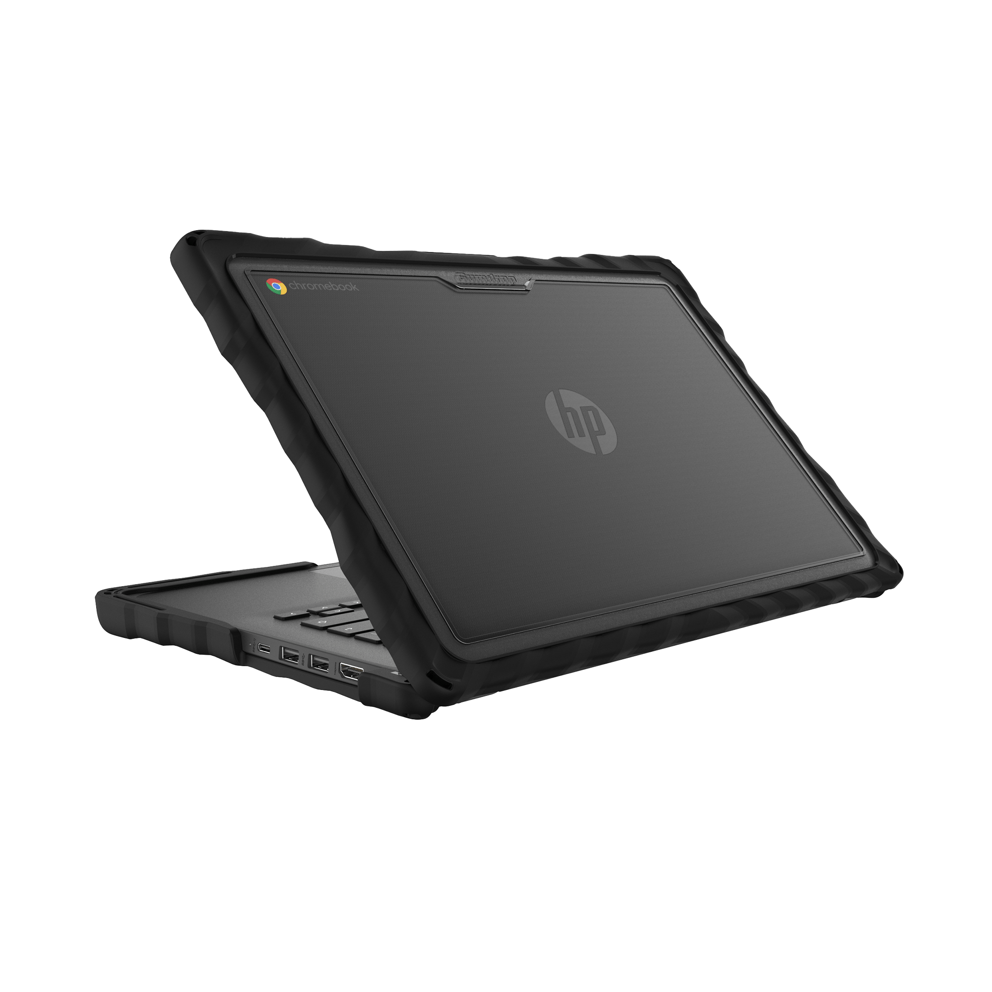 Gumdrop HP Fortis 14in G11/G1i Chromebook DropTech Rugged Case TechShell Certification - Black