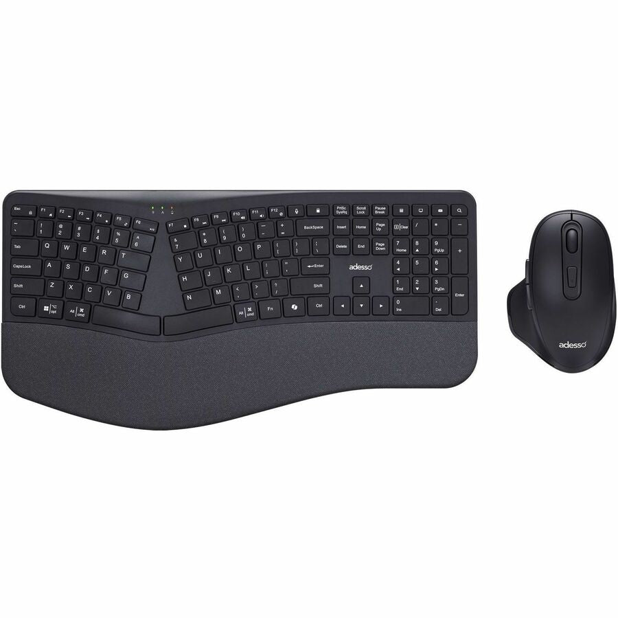 Adesso Wireless Ergonomic Scissor Switch Keyboard and Mouse Combo