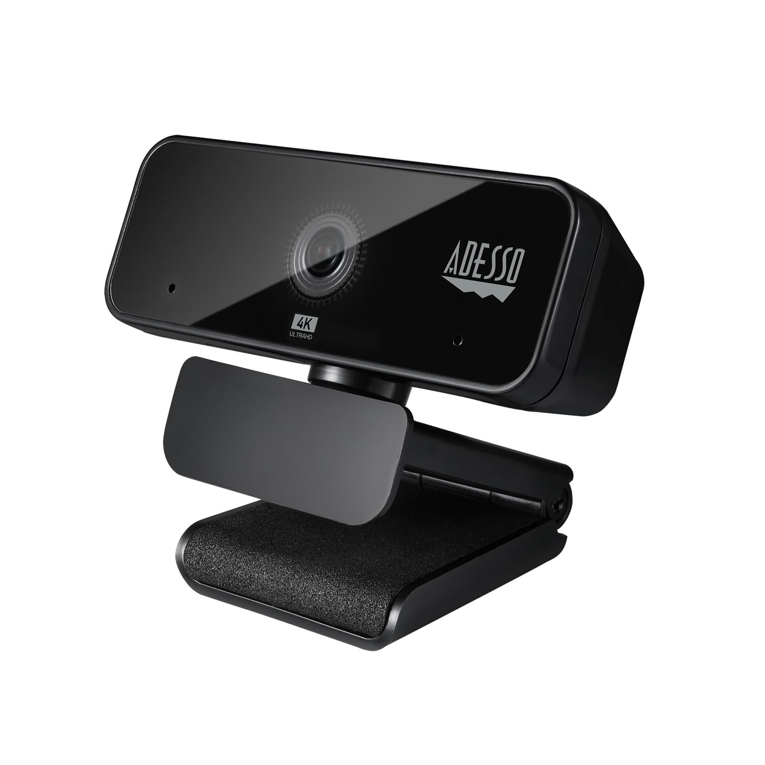 Adesso Webcam CyberTrack H6 4K (8MP) Ultra HD Fixed Focus with Built-in Microphone & Privacy Shuter - Black