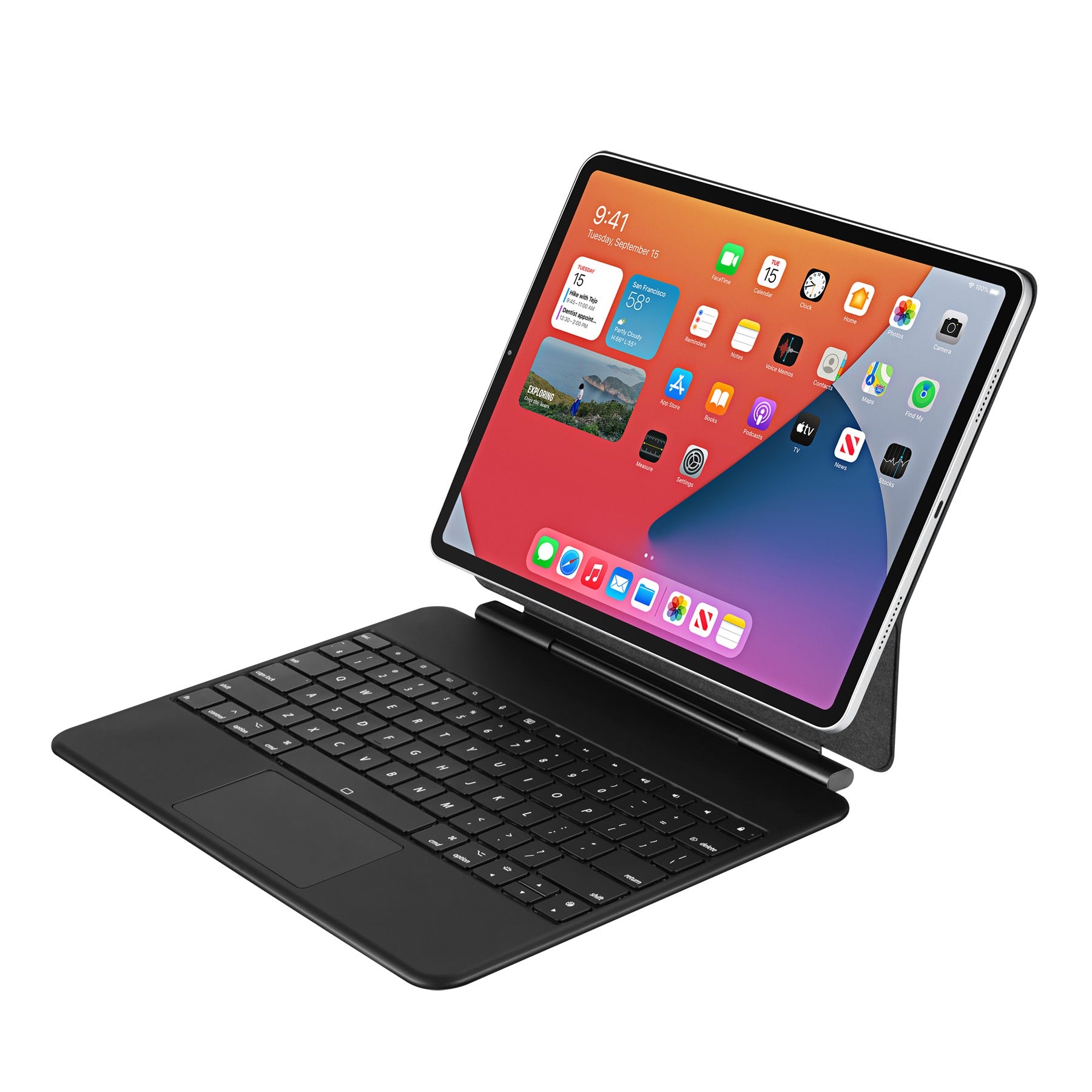 Adesso Bluetooth Keyboard for iPad Pro 12.9\\", M1/M2/M3 Gen