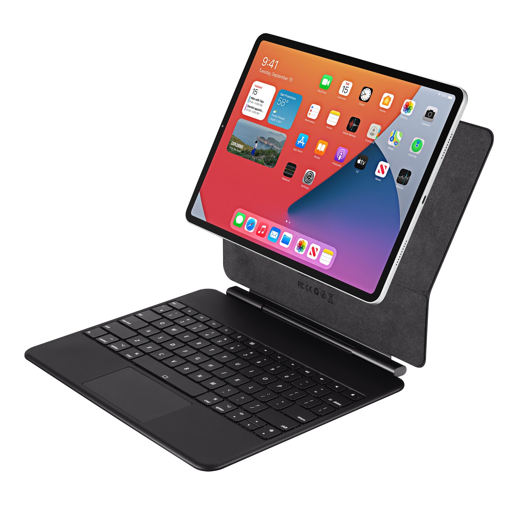 Adesso Bluetooth Keyboard for iPad Pro 12.9\\", M4 Gen
