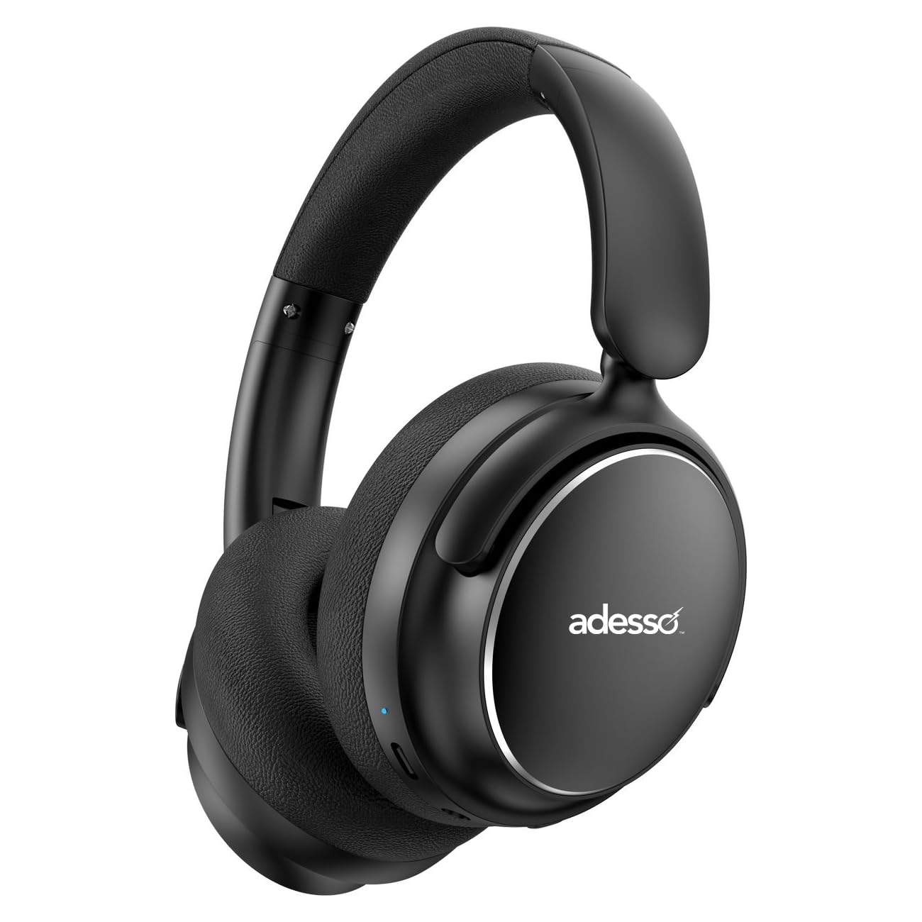 Adesso Bluetooth Headphone with Active Noise Cancellation and Built-In Microphone