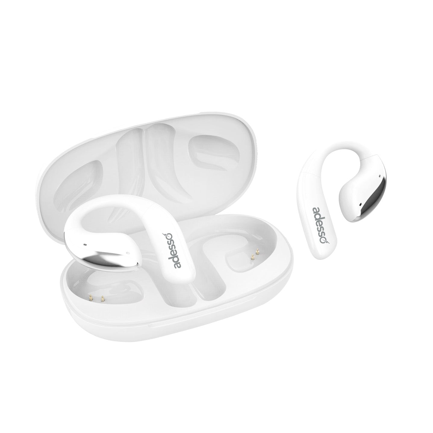 Adesso Open-Ear Sports Bluetooth Earbud with touchscreen Controls