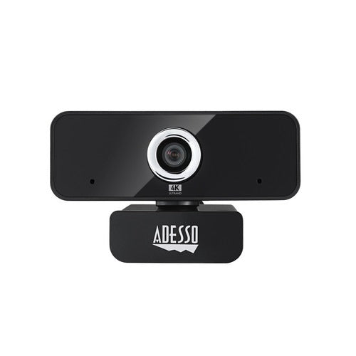 Adesso Webcam CyberTrack 6S 4K (8MP) Ultra HD Manual Focus with built in Microphone & Privacy Shutter - TAA Compliant