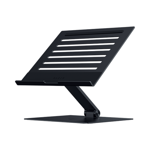 Razer Adjustable Laptop Stand Height and Tilt Adjustable Aluminum Construction Supports Laptops up to 18 Inch - Black