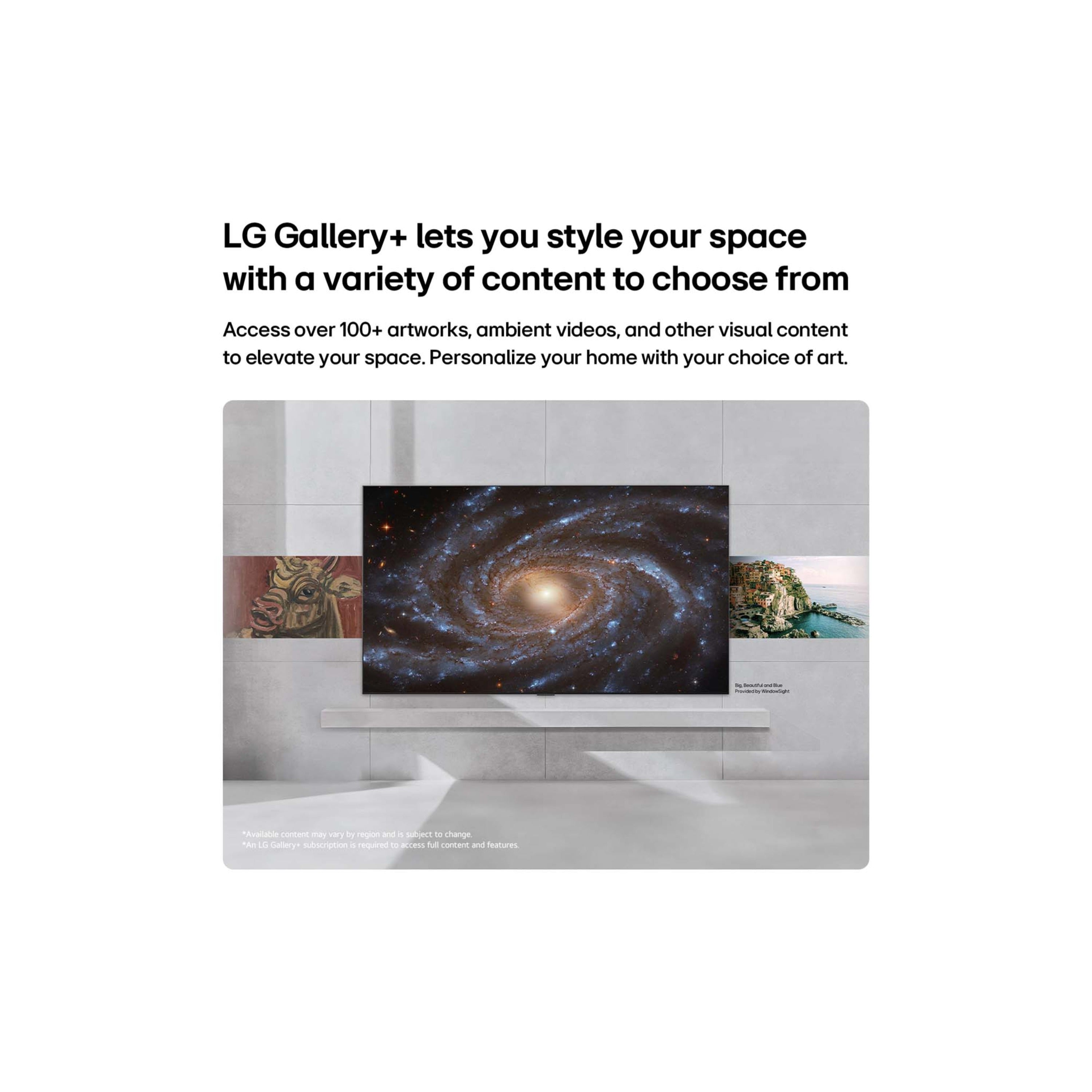 LG LX7B Gallery TV Frame Mini LED 4K