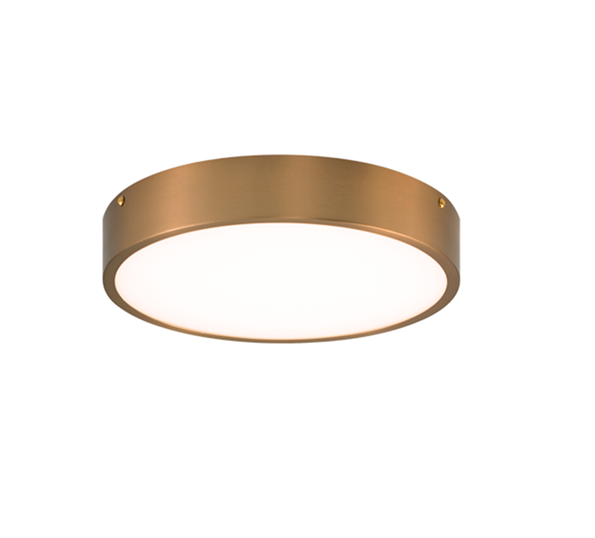 CEILING LIGHT 24W 3CCT CIRCULAR D11\\" X H2\\" PLATED GOLD 25219-X01A-GD