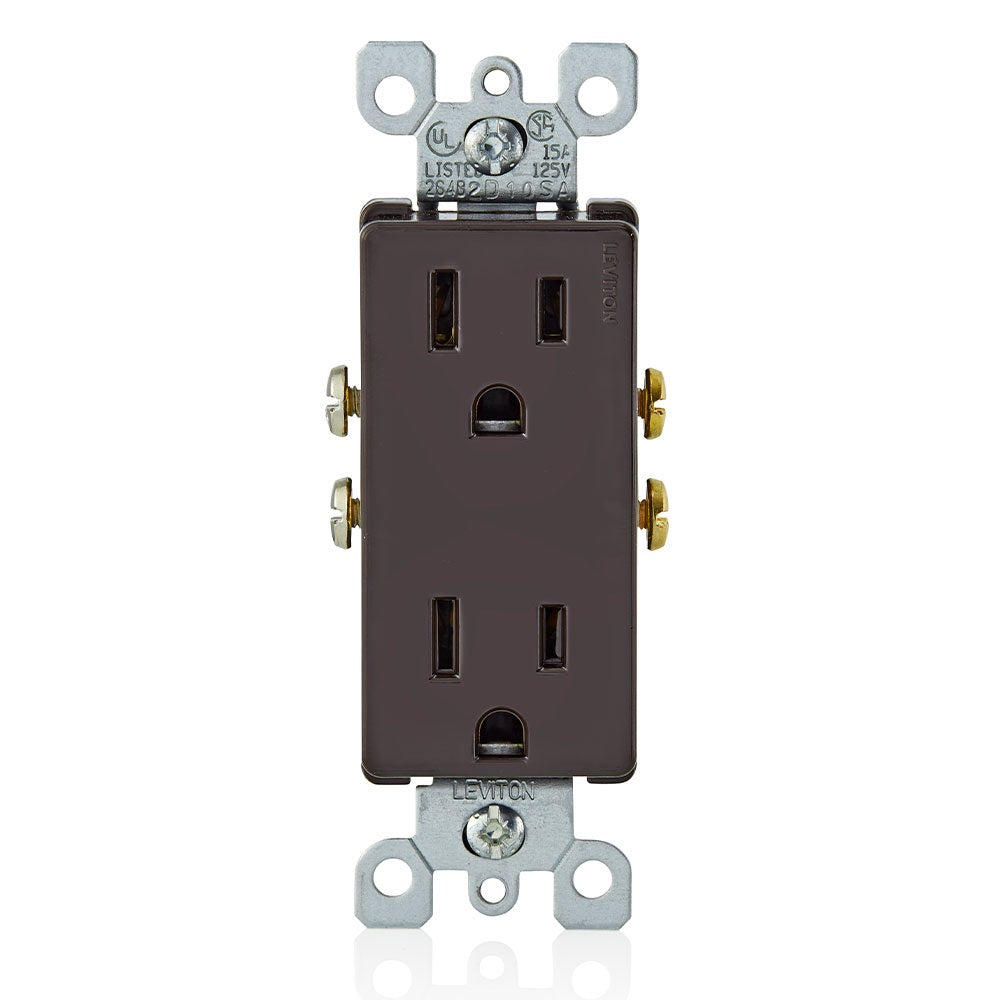 LT- 15A DECORA RECEPTACLE, BROWN [ 5325 ]