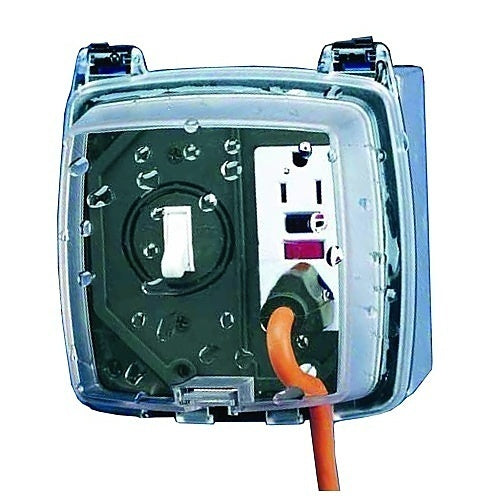 Dottie FG1220C Electrical Box Cover, Close Out 2-3/4" 2-Gang Weatherproof