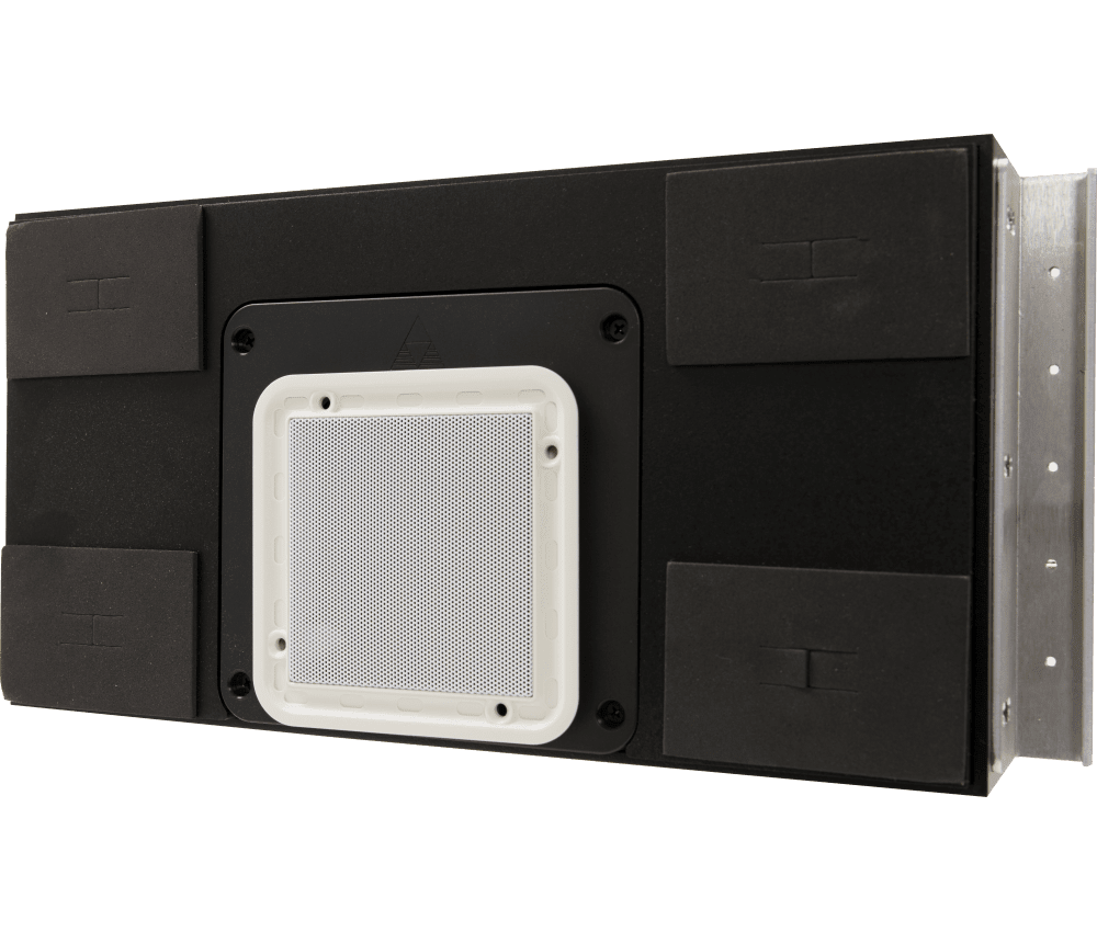 Standalone IC DS4/9 Sub W/Round Micro Frame Grill (4-ohm woofer enclosure painted finish)