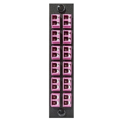 Hubbell FSPNLCDS12VI Fiber Optic Patch Panel