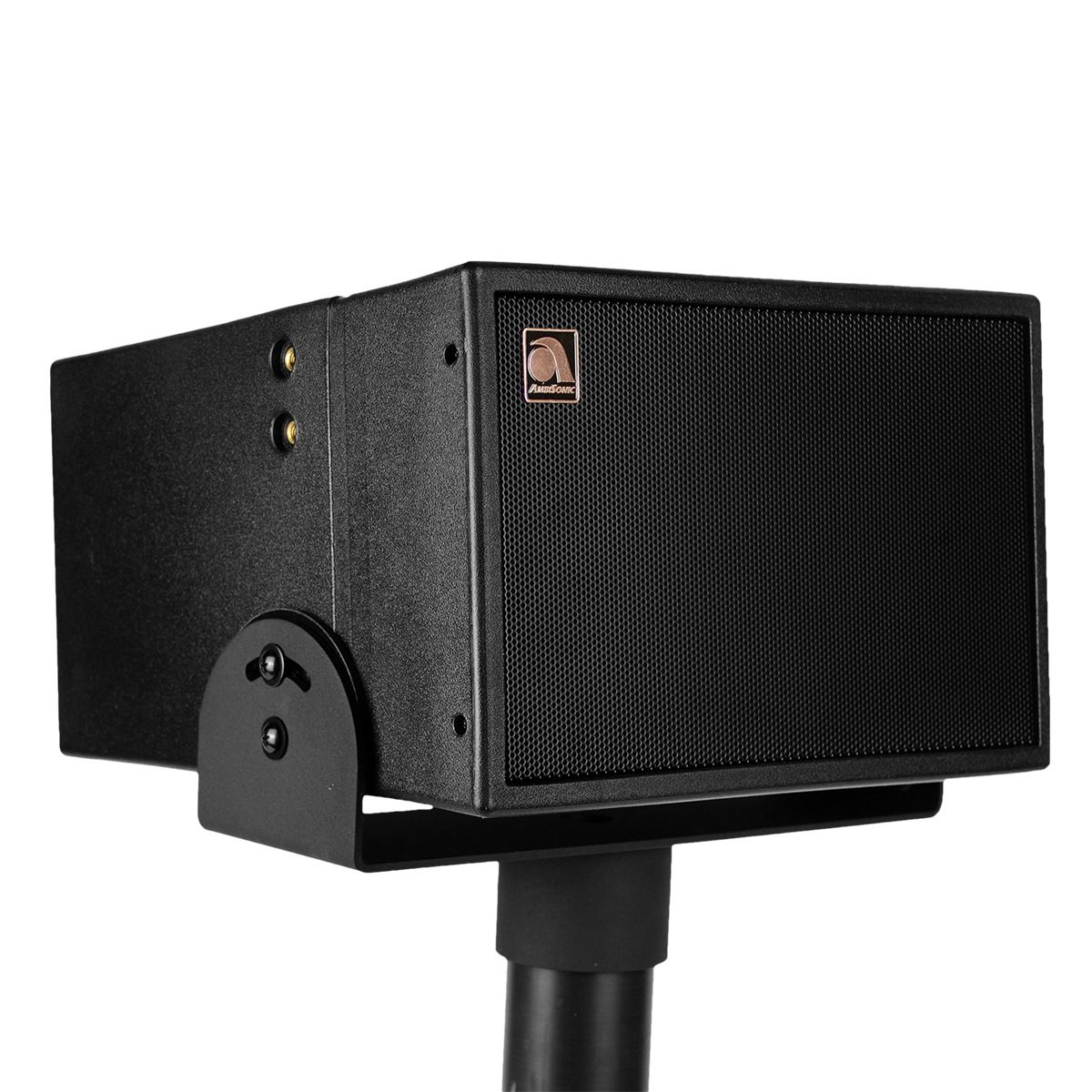 6.5HD-Line Array Outdoor Landscape Speaker 70v BLK w-Spike