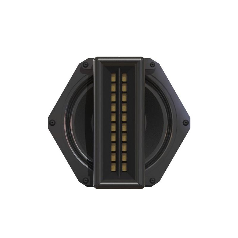 6.5HD-Line Array Outdoor Surface Speaker 70v BLK w-Bracket