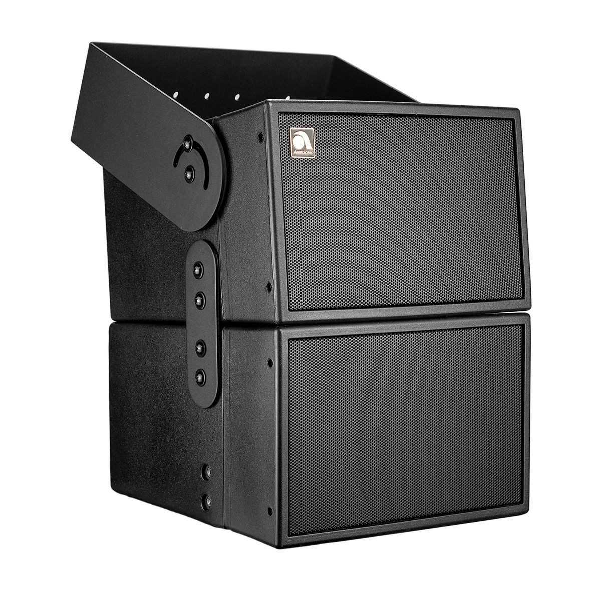 2x 6.5HD-Line Array Outdoor Surface Spkrs 4ohm BLK w-Bracket