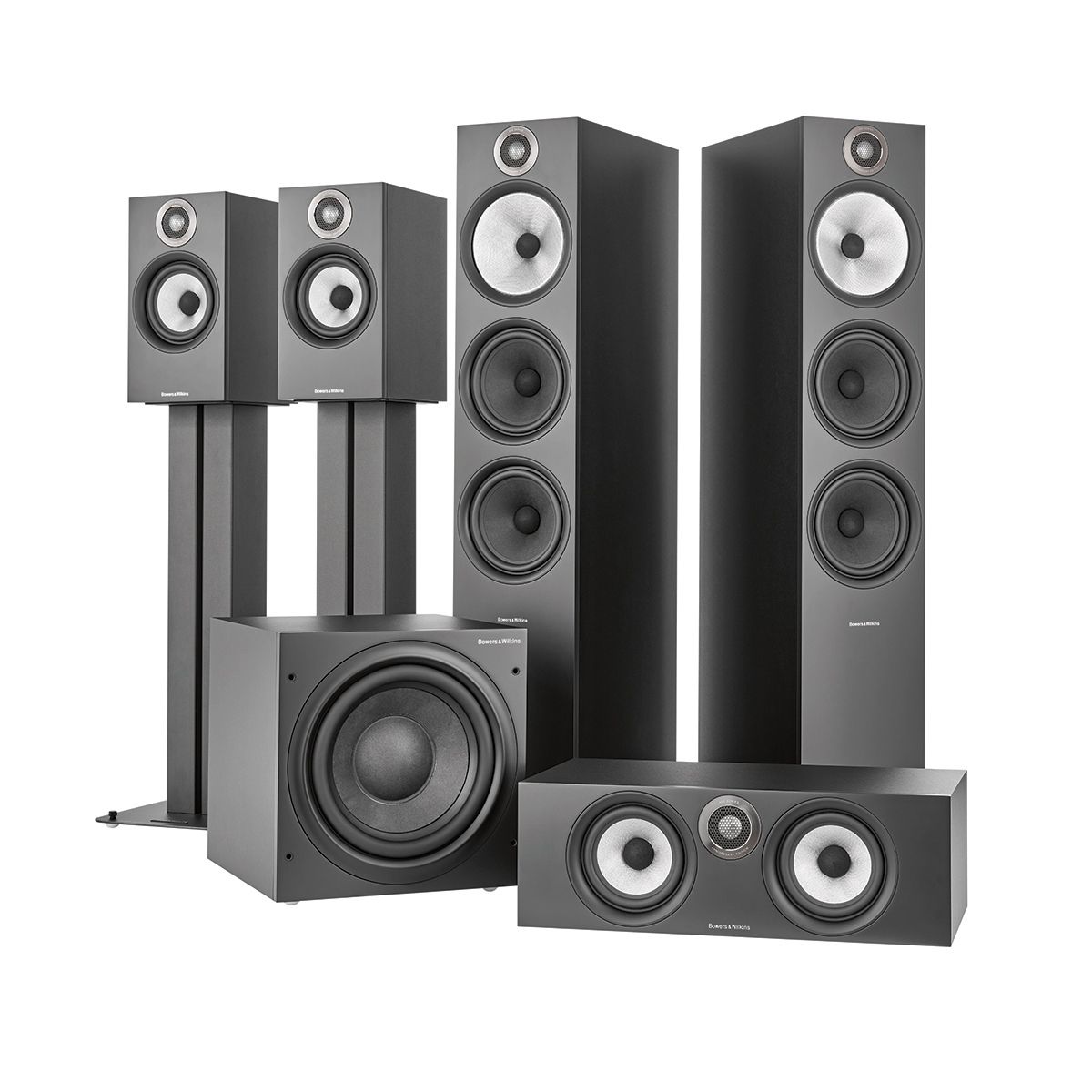 600 Series, 10in Active 200w Subwoofer, Matte Black