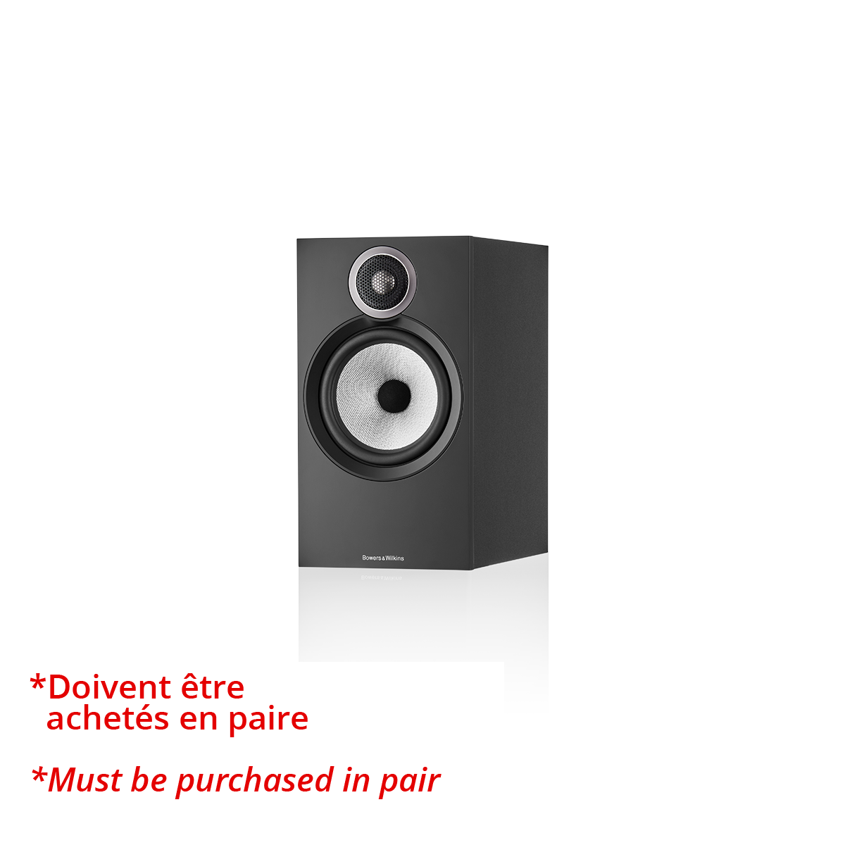 600-Series3, 5in Bookshelf, Matte Black, ea (buy in pair)