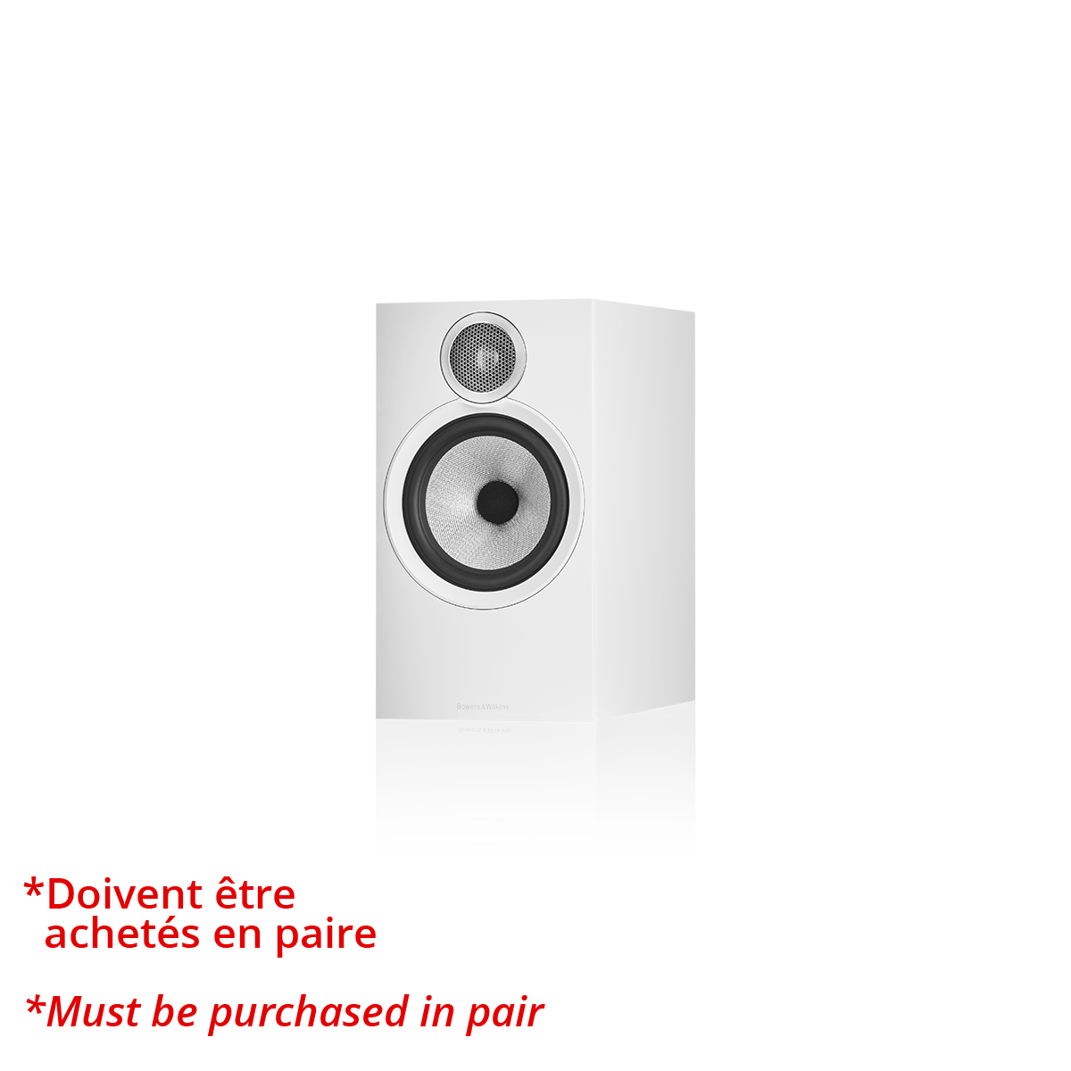 600-Series3, 5in Bookshelf, Matte White, EACH (Must Buy PR)