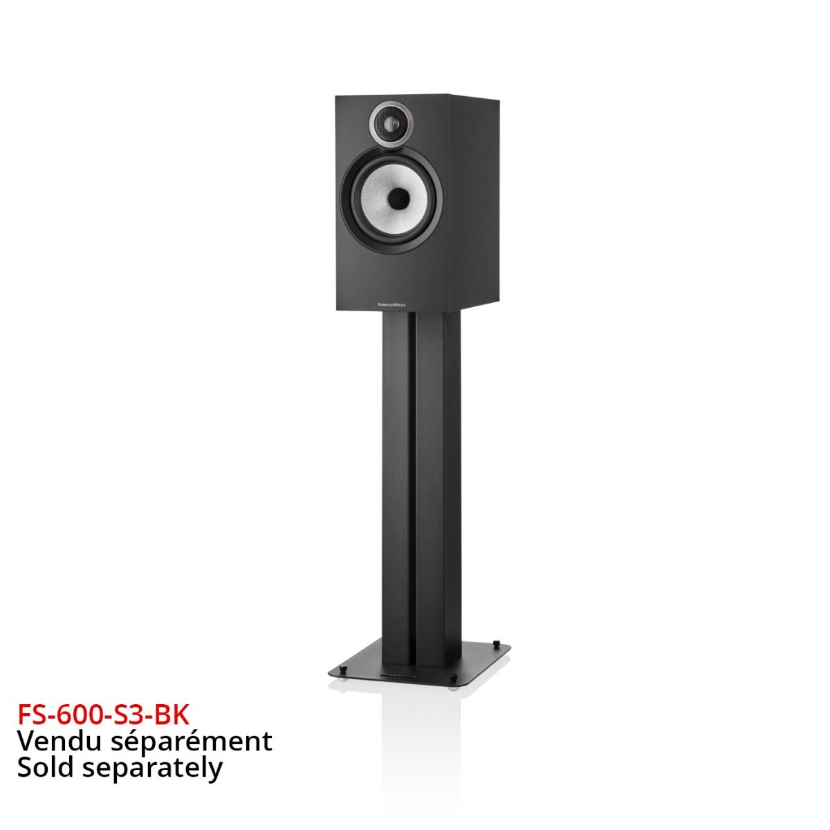 600-Series3, 5in Bookshelf, Matte Black, ea (buy in pair)