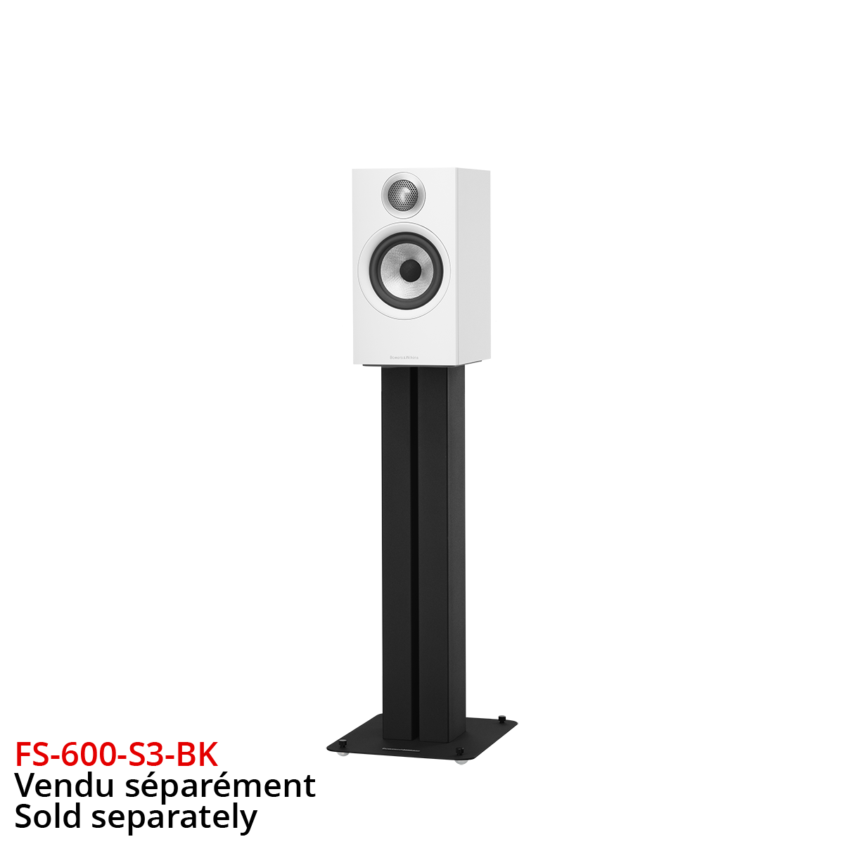 600-Series3, 5in Bookshelf, Matte White, EACH (Must Buy PR)