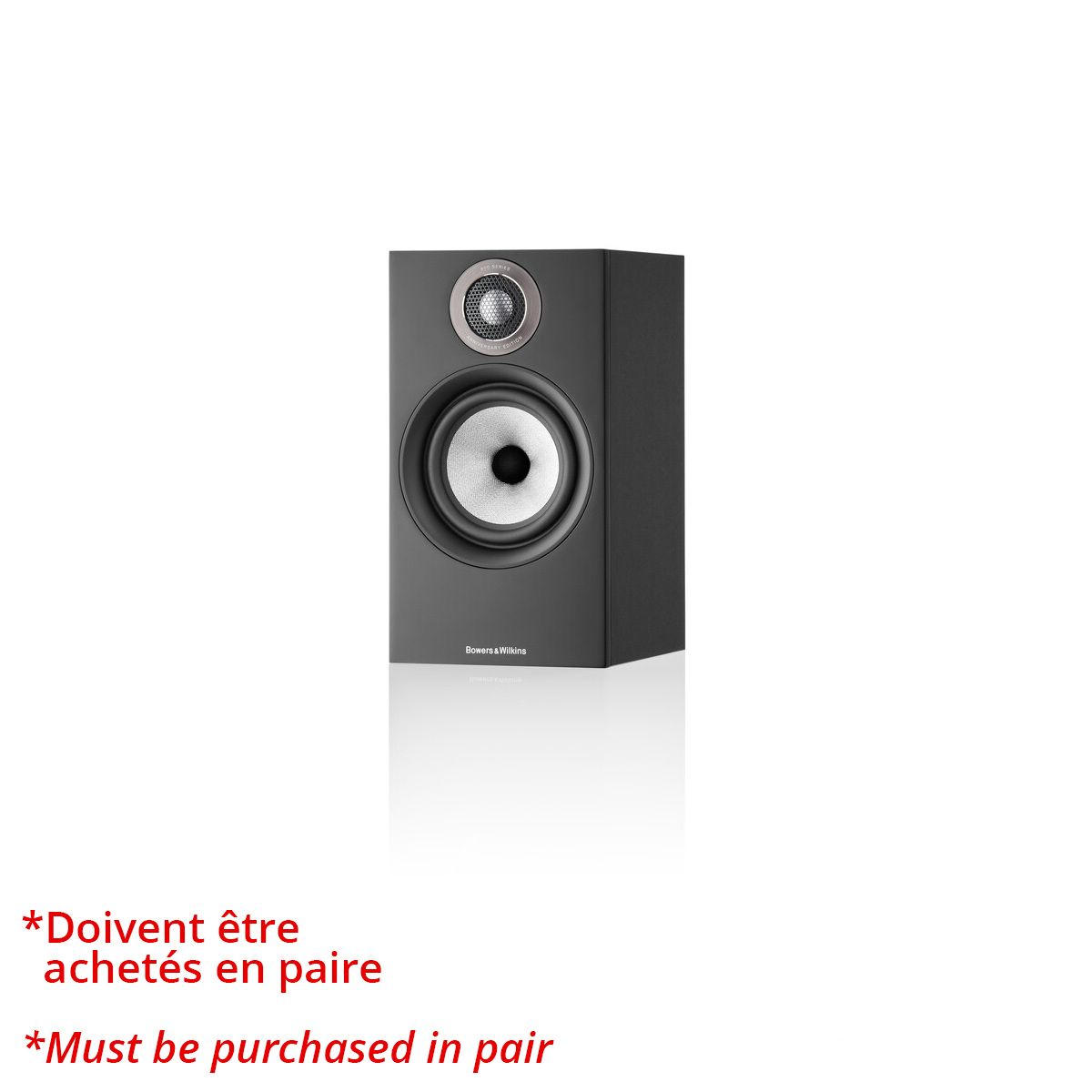 600-Series2, 5in Bookshelf, Matte Black, ea (buy in pair)