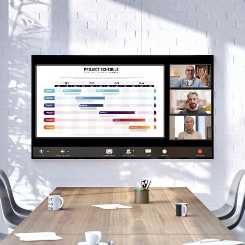 Sony Pro FW-75BZ35P 75\\" 4K HDR Professional Display with Deep Black Non-Glare Standard, IP5X, 500 nit