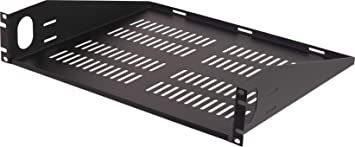 2U VENTED DELUXE RACK SHELF