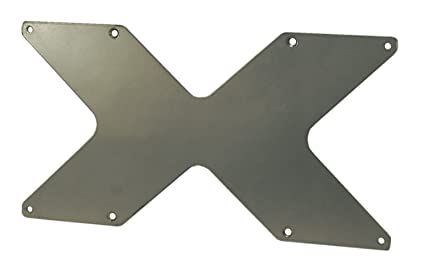 400MM X 200MM VESA ADAPTOR PLATE SILVER
