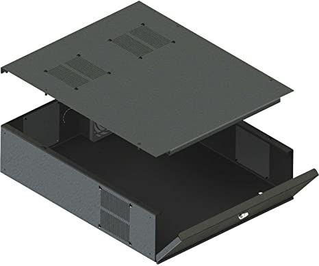 LOW PROFILE DVR LOCKBOX - OPTIONAL 2ND FAN