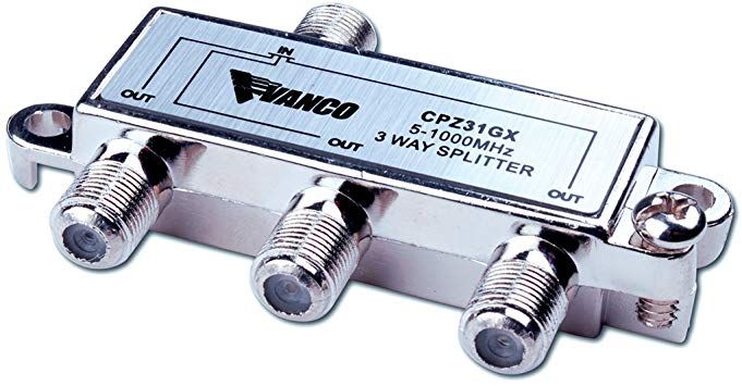 1 GHz CATV Signal Splitters- 3way Splitter